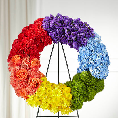 Circle of Love Wreath –  Greater Oklahoma City Flower Shop, Oklahoma City OK