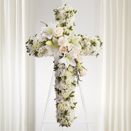 Spiritual Guidance Standing Spray –  Greater Oklahoma City Flower Shop, Oklahoma City OK