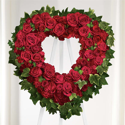 Wholehearted Standing Spray –  Greater Oklahoma City Flower Shop, Oklahoma City OK