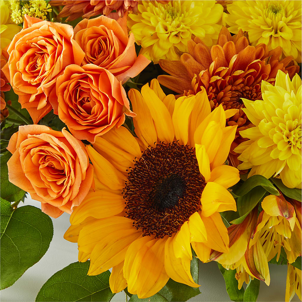 Autumn Harmony Centerpiece –  Greater Oklahoma City Flower Shop, Oklahoma City OK