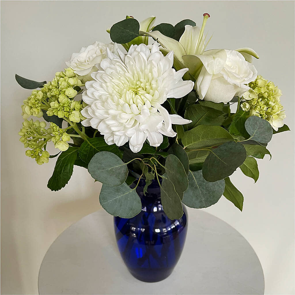 Snowy Dreams Bouquet –  Greater Oklahoma City Flower Shop, Oklahoma City OK