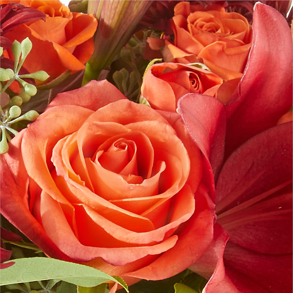 Crimson Leaves Bouquet –  Greater Oklahoma City Flower Shop, Oklahoma City OK