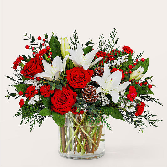 Best in Snow Bouquet –  Greater Oklahoma City Flower Shop, Oklahoma City OK