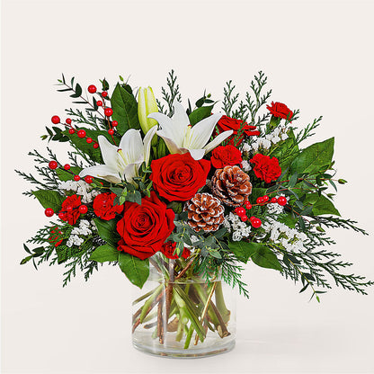 Best in Snow Bouquet –  Greater Oklahoma City Flower Shop, Oklahoma City OK