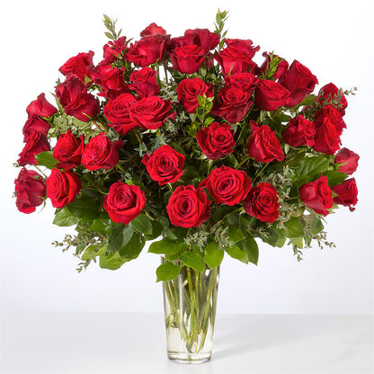 Forever Yours Fifty Stem Red Rose Bouquet –  Greater Oklahoma City Flower Shop, Oklahoma City OK