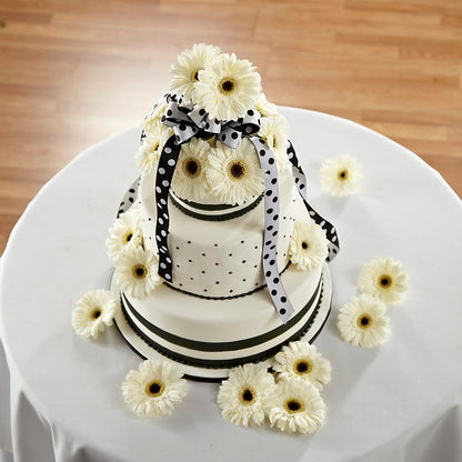 Simple Sophistication Cake Décor –  Greater Oklahoma City Flower Shop, Oklahoma City OK