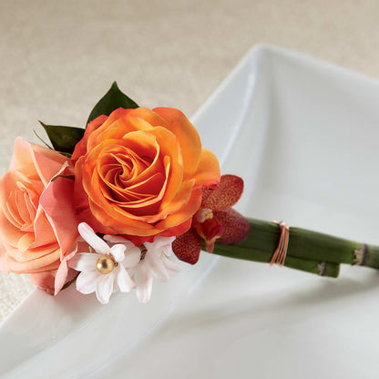 Sunset Dream Boutonniere –  Greater Oklahoma City Flower Shop, Oklahoma City OK