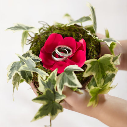 Lila Rose Ring Nest –  Greater Oklahoma City Flower Shop, Oklahoma City OK