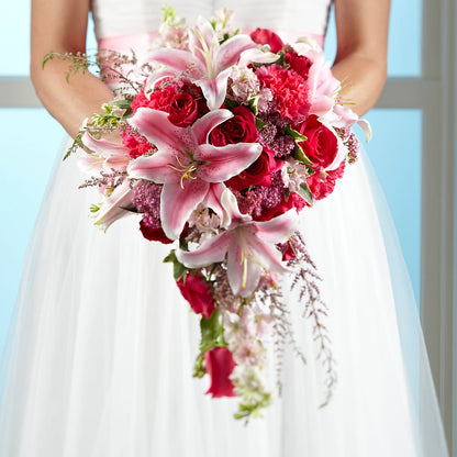 Lily & Rose Bouquet –  Greater Oklahoma City Flower Shop, Oklahoma City OK