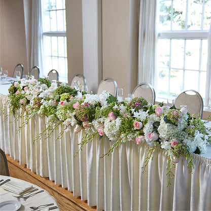 State of Joy Head Table Arrangement –  Greater Oklahoma City Flower Shop, Oklahoma City OK