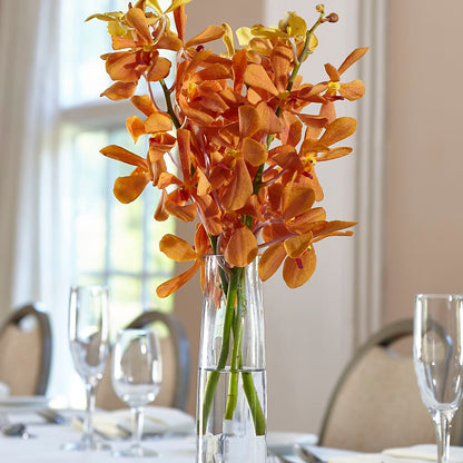 Orange Mokara Bud Vase –  Greater Oklahoma City Flower Shop, Oklahoma City OK