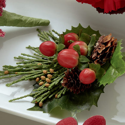 Red Berry Boutonniere –  Greater Oklahoma City Flower Shop, Oklahoma City OK