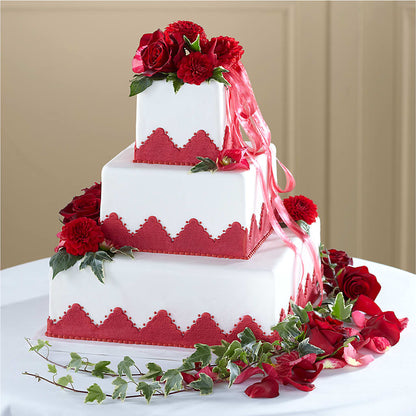 Forever Happiness Cake Decor –  Greater Oklahoma City Flower Shop, Oklahoma City OK